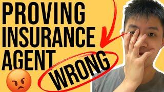 AVOID Long-term Savings Policy - Insurance agent UPSET I revealed commission rate!!