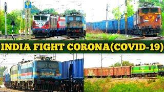 Indian Railways Cancelled All Passenger&Express Trains Due To Corona Effect | Goods&Freight Trains.