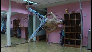 Dima Shevchenko Pole Dance 2014 דימה שבצ'נקו ריקוד על עמוד בישראל