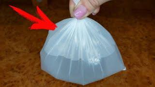 Hang 1 bag of water in the house and you will be surprised what will happen!