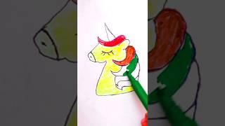 The Birth of a Magical Unicorn!#short #shorts #tiktok #art  #unicorn