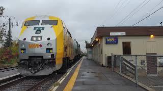 Ekyrail Bell on P42DC 918! Double Header! Via Rail 37 leads an Ottawa Bound train in Saint-Lambert