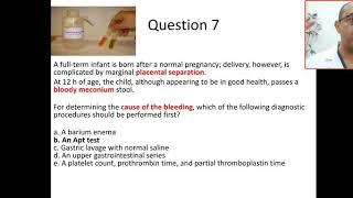 MCQ7 what's Apt test? swallowed maternal blood, kleihauer- betke test, feto maternal hemorrhage FMH