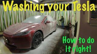 How to wash your Tesla Model 3