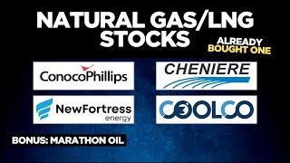 Natural Gas & LNG Stocks: Cheniere Energy, ConocoPhillips, New Fortress Energy, Cool Company