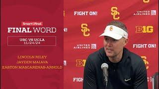 Post Game Press Conference: USC vs UCLA