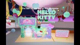 The last days of 50th anniversary of Mystery Museum Minigame, In My Hello Kitty Cafe (Roblox)