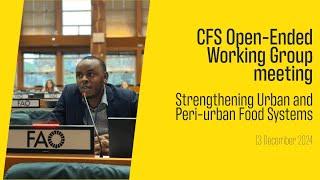 Key issues to strengthen urban and peri-urban food systems | Samuel Ikua (Kenya,HIC)