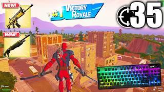 Apex Pro TKL ASMR  35 Kills Solo vs Squads  Satisfying Keyboard OG Fortnite Reload 540 FPS 4K