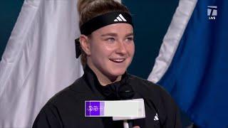 Karolina Muchova's Beijing Open Finalist Speech | 2024 Beijing F