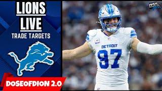 Lions Trade Targets w/ Speak EZ Lions Live