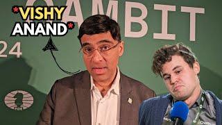 Vishy Anand on the Magnus Carlsen incident at the World Rapid 2024