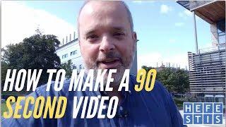 How to Create a 90-Second Security Awareness Video