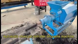 Automatic charcoal briquette machine