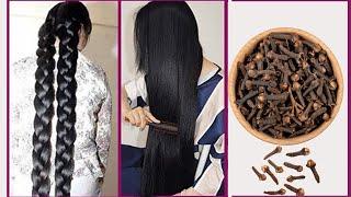 how to grow shine and silky hair faster with cloves & water!! super fast hair growth challenge️