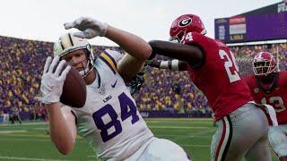 College Football 25 Gameplay - Georgia vs LSU - Full Game (PS5)