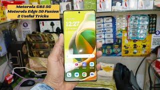 Motorola G85 5G & Motorola Edge 50 Fusion | Hidden Feature  | Amazing Useful Tricks | Olive Green