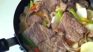 "Chef Celly Cooks"  Ecua Style Pepper Steak- Bistec estillo ecuatoriano