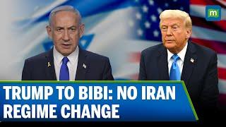 Trump Tells Netanyahu: Respect Ceasefire, No Regime Change in Iran | Israel Iran War