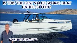 $US104,000 SAXDOR 270 GTO BOAT WALKTHROUGH