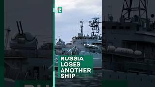 Ukrainian forces hit another amphibious ship #shorts