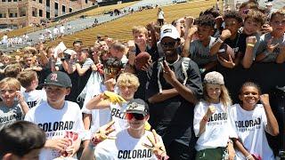 Shedeur Sanders Loves The Kids: Pandemonium AT CU Youth Camp