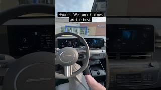 Hyundai’s Welcome Chimes are the best! 2024 Hyundai Kona Limited #shorts #asmr #pov #review #kona