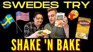 First time!! Two Swedes try Shake ´N Bake! And a little unboxing!