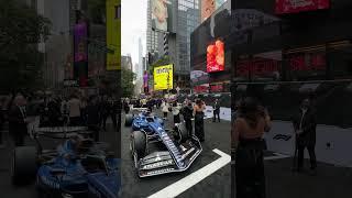 The F1 Grid In the Iconic Times Square! 