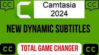 What are dynamic titles? New Camtasia 2024 feature.