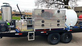 Monster Deckover Pressure Washer Soft Wash Trailer Build