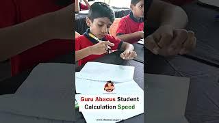 Guru Abacus Student Calculation Speed..️ #education #abacusacademy #abacus  #educationclasses