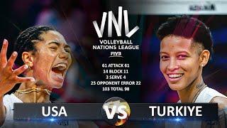 USA vs Türkiye | Women's VNL 2024