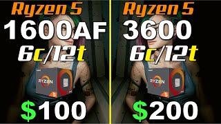 Ryzen 5 1600 AF vs. Ryzen 5 3600 | 1080p | RTX 3070