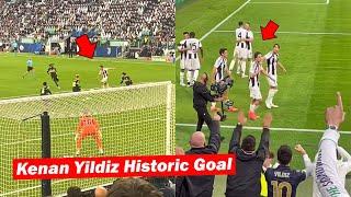 Juventus Fans Reactions to Kenan Yildiz Historic Goal vs PSV