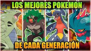 LOS MEJORES POKEMON de CADA GENERACION