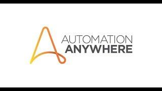 1.1 RPA Automation Anywhere  Introduction