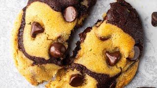 Marbled Chocolate Chip Cookies