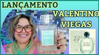 LANÇAMENTO VALENTINO VIEGAS RESENHA ACQUA MARE INSPIRADO EM ACQUA DI GIOIA. VEM VER!