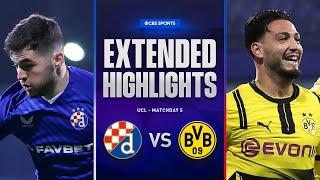 Dinamo Zagreb vs. Borussia Dortmund: Extended Highlights | UCL League Phase MD 5 | CBS Sports Golazo