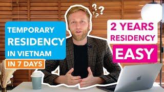 How to get a temporary residency (TRC) in Vietnam 2024