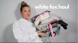 WHITE FOX TRY- ON HAUL | basics, matching sets, denim, summer pieces, & more!