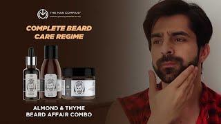 The Man Company Beard Regime ft. Gaurav Wadhwa | Almond and Thyme Beard Care Products