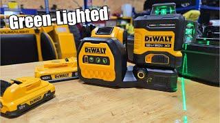 DEWALT 20V/12V DCLE34033D1 230 ft./330 ft. 3x360° High Precision Green Laser Level Kit