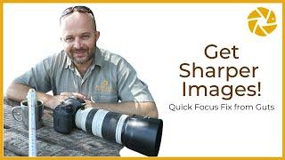 HOW TO get SHARPER IMAGES with this simple CAMERA TRICK - Auto Focus Micro Adjustment.