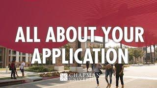 All About Your Application for 2021