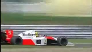 Ayrton Senna Qualifying at Magny Cours 1991