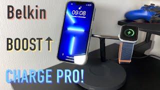 Belkin BOOST CHARGE PRO 3 in 1 MagSafe Wireless Charger - UNBOXING & REVIEW! [ IT'S INCREDIBLE ]