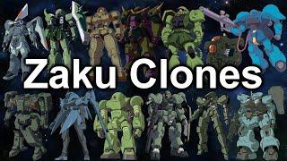 ALL Alternate Universe Zaku Clones