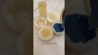 How to make soywax flower candles | Start to Finish